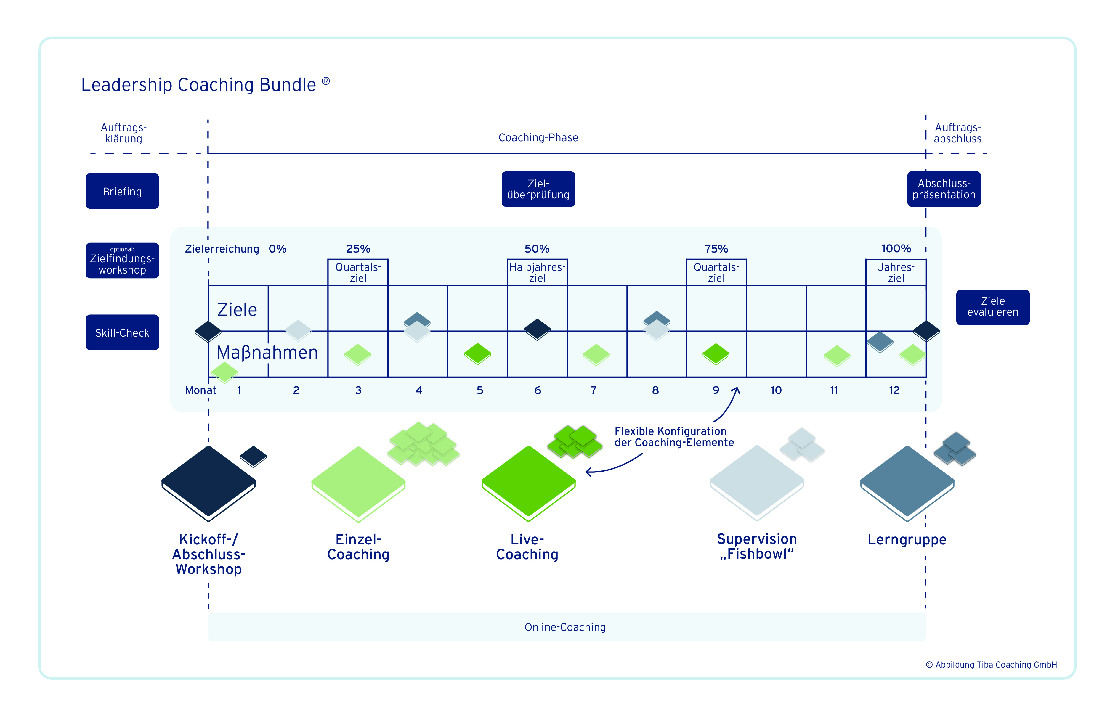 Grafik des Tiba Leadership Coaching Bundle